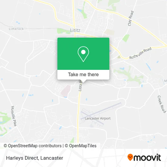 Harleys Direct map