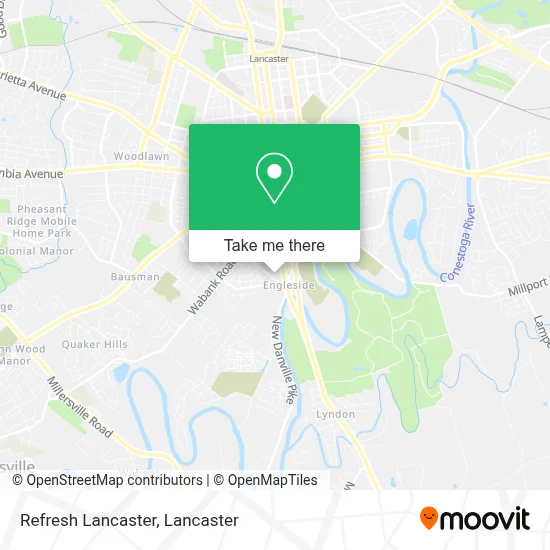 Refresh Lancaster map