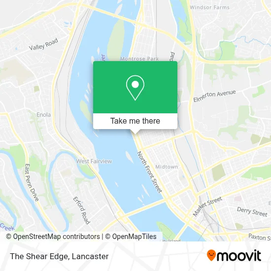 The Shear Edge map