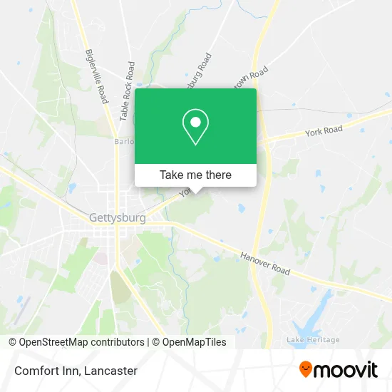 Comfort Inn map