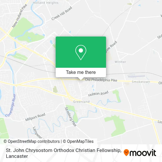 St. John Chrysostom Orthodox Christian Fellowship map