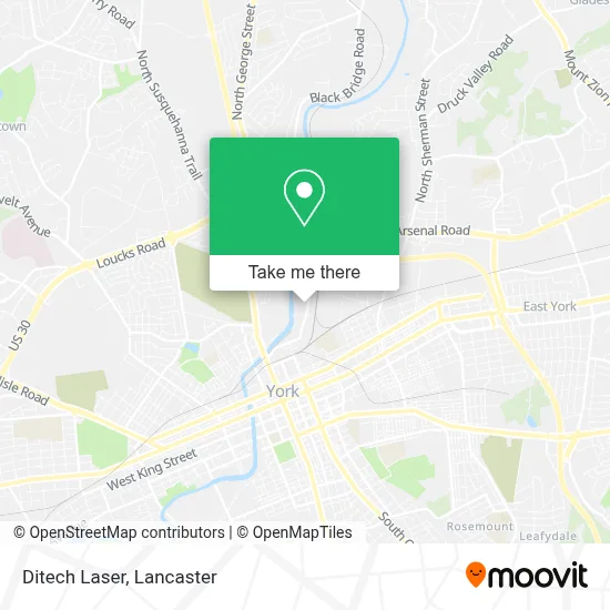Ditech Laser map