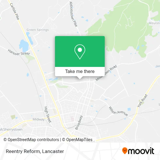 Reentry Reform map