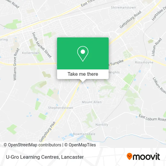 U-Gro Learning Centres map