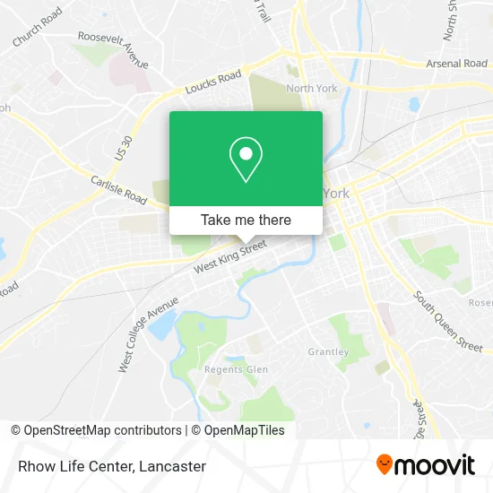 Rhow Life Center map
