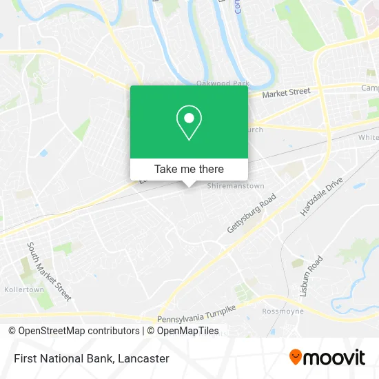 First National Bank map