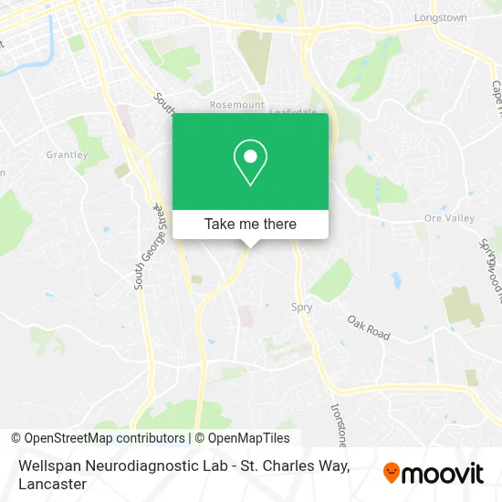 Wellspan Neurodiagnostic Lab - St. Charles Way map