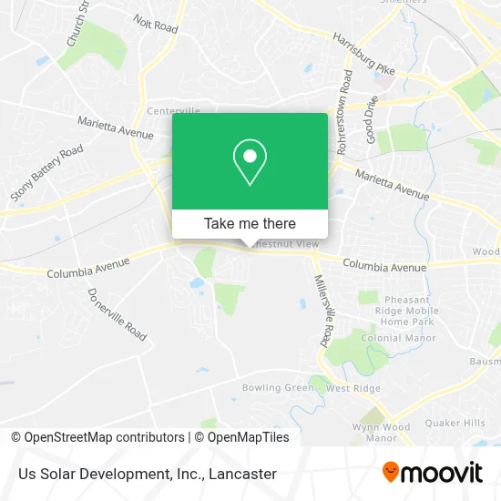 Us Solar Development, Inc. map