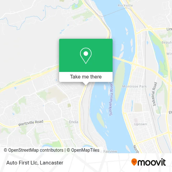 Auto First Llc map