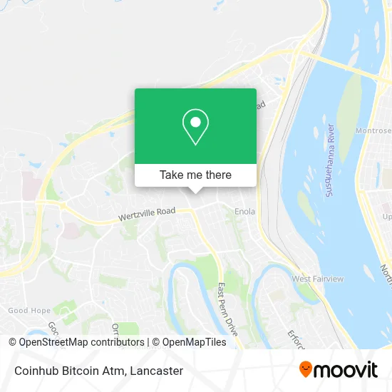 Coinhub Bitcoin Atm map