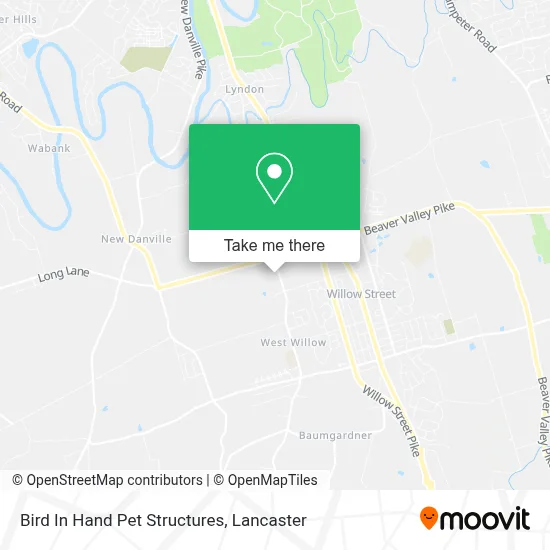 Bird In Hand Pet Structures map