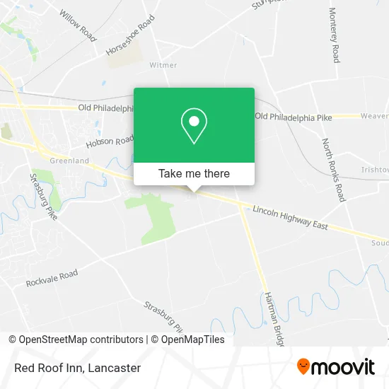 Red Roof Inn map