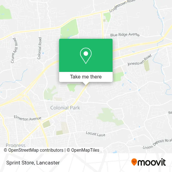 Sprint Store map