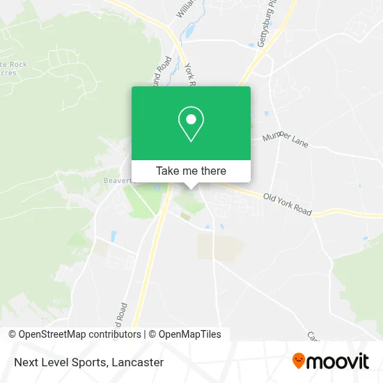 Next Level Sports map