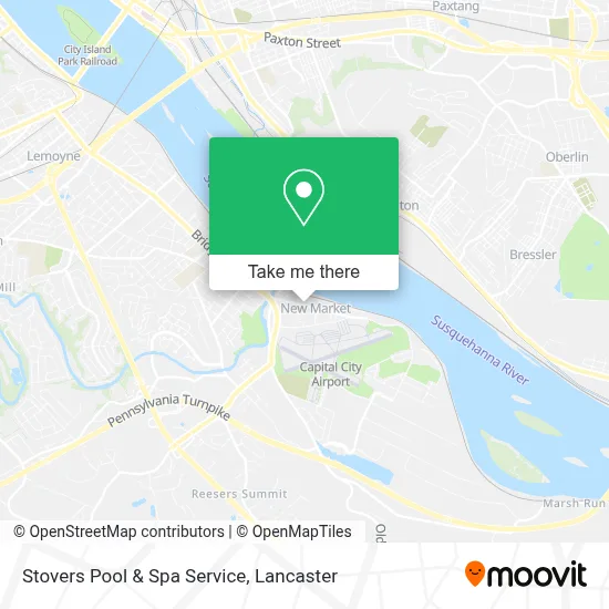 Stovers Pool & Spa Service map