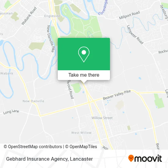 Gebhard Insurance Agency map