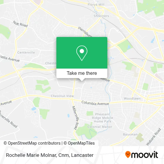 Rochelle Marie Molnar, Cnm map