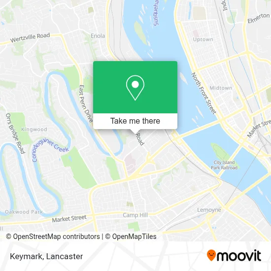 Keymark map