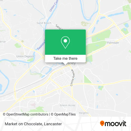 Market on Chocolate map