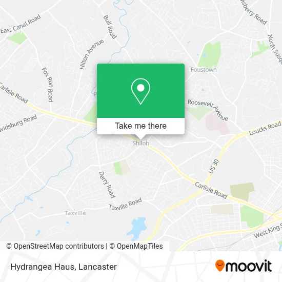 Hydrangea Haus map