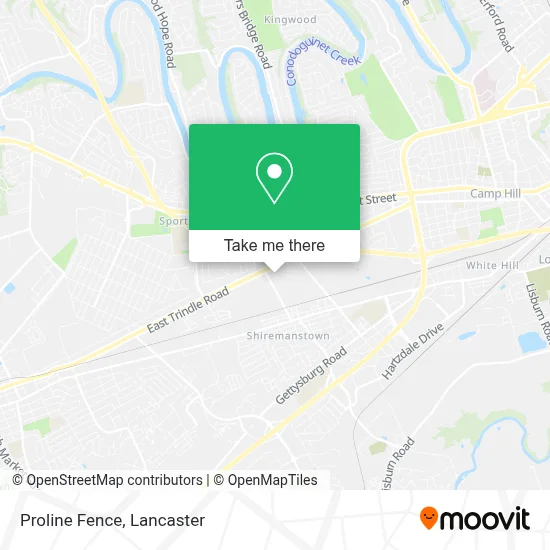 Proline Fence map