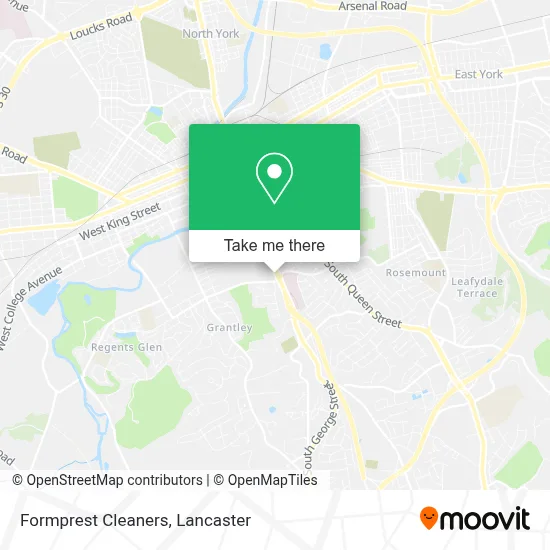 Formprest Cleaners map