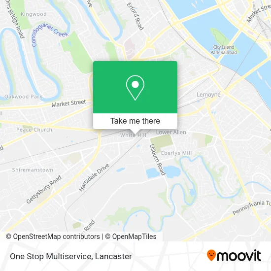 One Stop Multiservice map