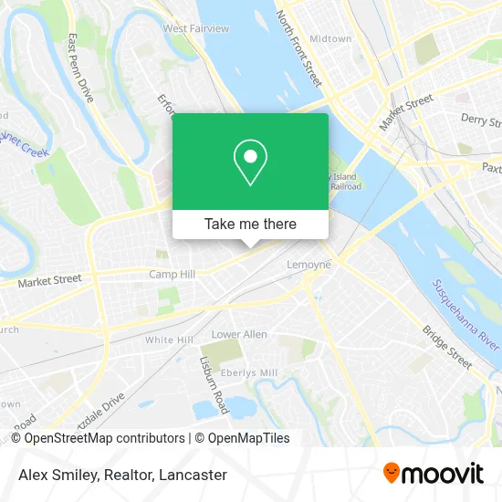 Alex Smiley, Realtor map