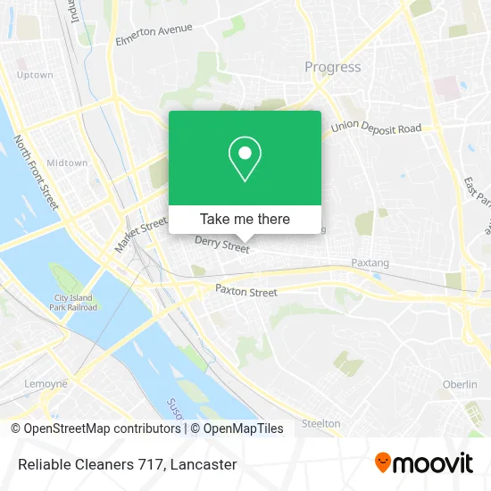 Reliable Cleaners 717 map