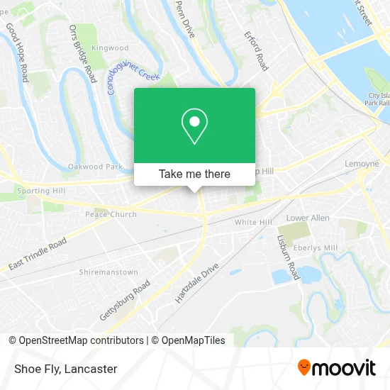 Shoe Fly map