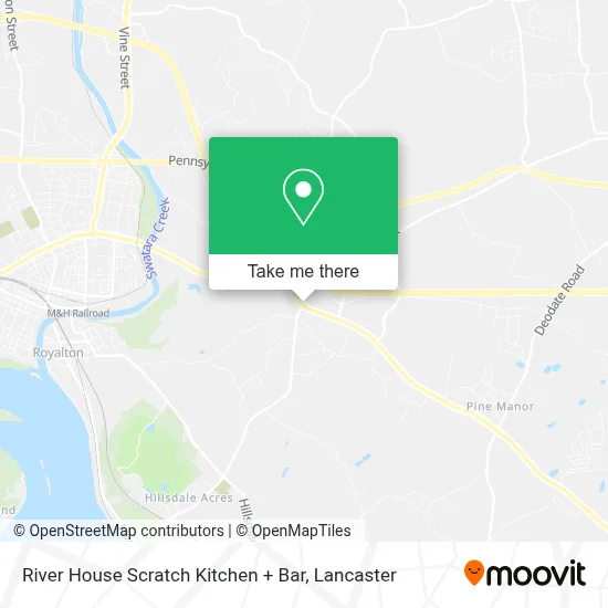 River House Scratch Kitchen + Bar map