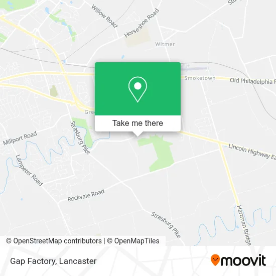 Gap Factory map