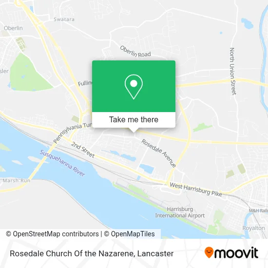 Rosedale Church Of the Nazarene map