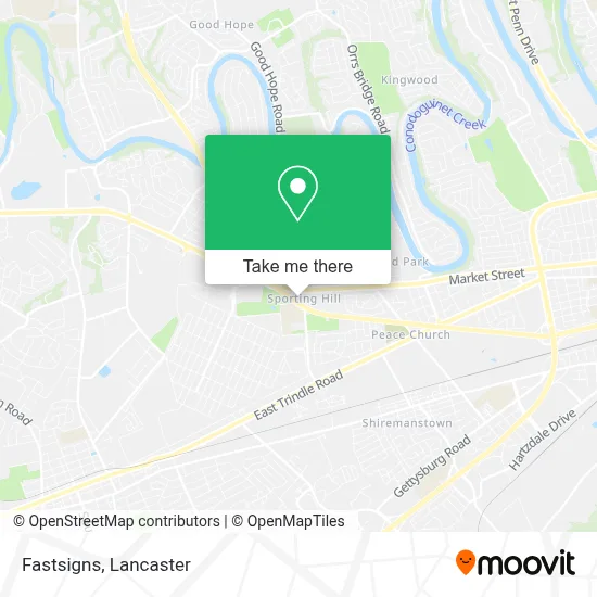Fastsigns map