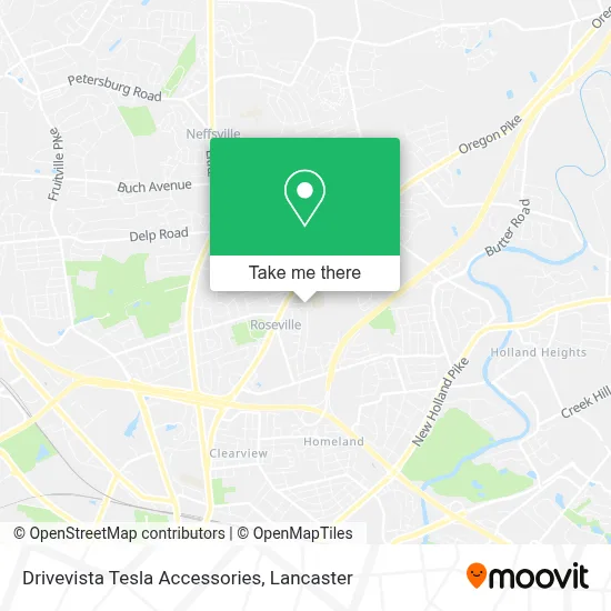 Drivevista Tesla Accessories map