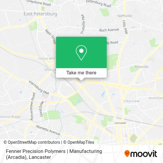 Fenner Precision Polymers | Manufacturing (Arcadia) map
