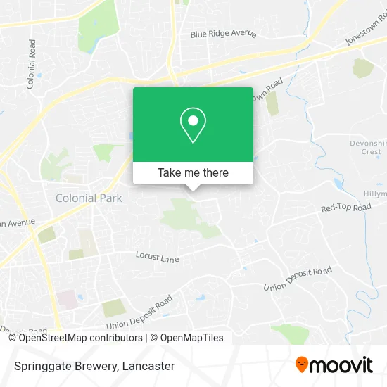 Springgate Brewery map