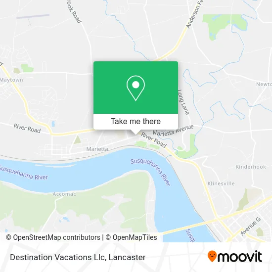 Destination Vacations Llc map