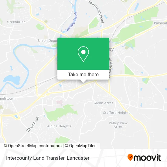 Intercounty Land Transfer map