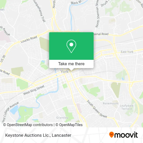 Keystone Auctions Llc. map