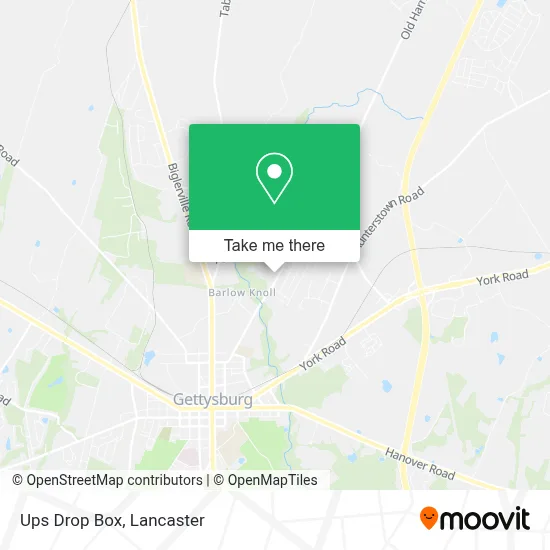 Ups Drop Box map