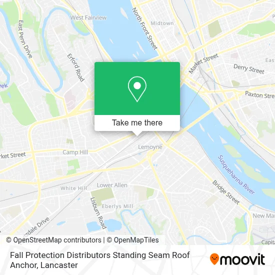 Fall Protection Distributors Standing Seam Roof Anchor map