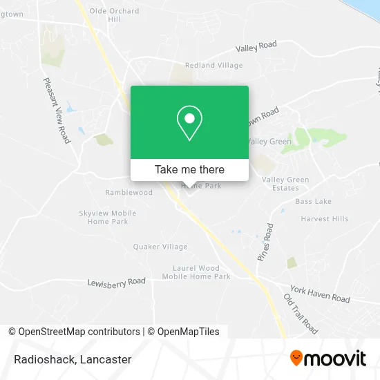Radioshack map