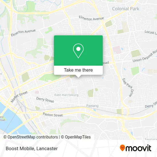 Boost Mobile map