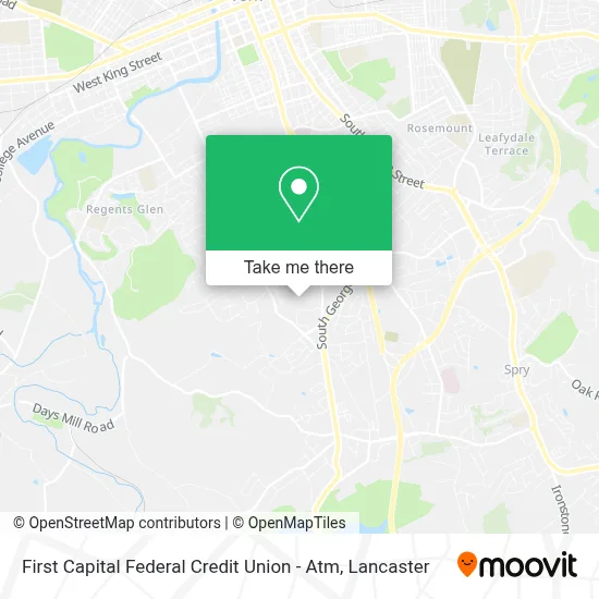 First Capital Federal Credit Union - Atm map
