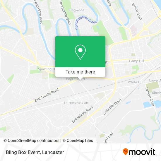 Bling Box Event map