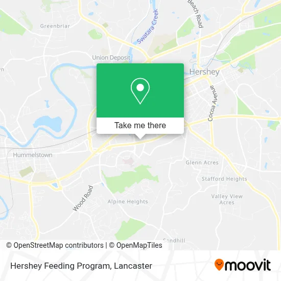 Hershey Feeding Program map