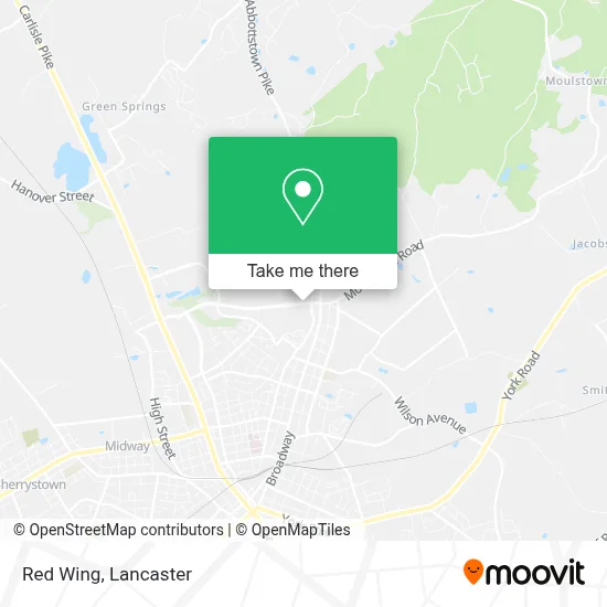 Red Wing map