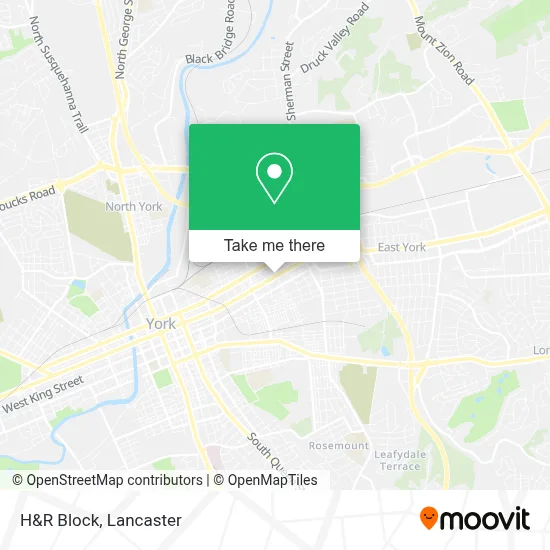 H&R Block map