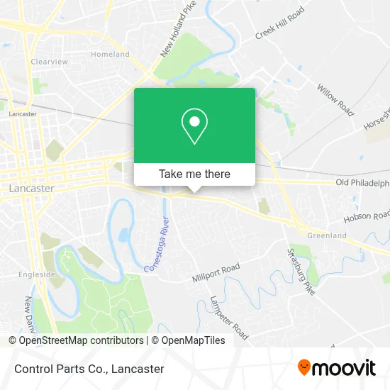 Control Parts Co. map